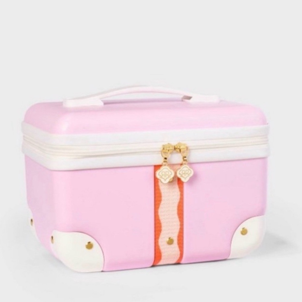 Roller Rabbit x Target Pink and Orange Vanity Case